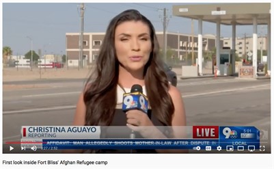 First look inside Fort Bliss' Afghan Refugee camp