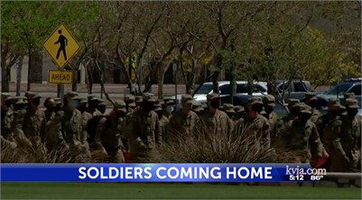 Some Fort Bliss soldiers return home from deployment just in time for Easter Sunday